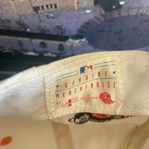 Vintage Baltimore Orioles MLB #1 Apparel New Era Snapback Cap Hat 80s 90s USA - Picture 8 of 8